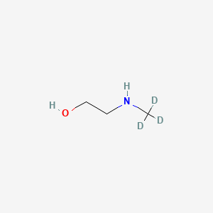 molecular formula C3H9NO B564783 2-(三氘甲基氨基)乙醇 CAS No. 1216441-01-8