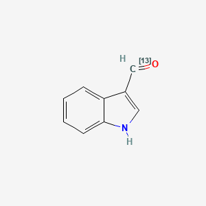 molecular formula C9H7NO B564791 Indole-3-carboxaldehyde-13C CAS No. 1093452-52-8