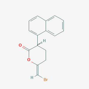 molecular formula C17H16O2 B564792 (R)-Bromoenol lactone CAS No. 478288-90-3