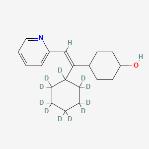 (E/Z)-2-[2-(Cyclohexyl-d11)-2-(4-hydroxycyclohexyl)]vinylpyridine (Mixture of Diastereomers)