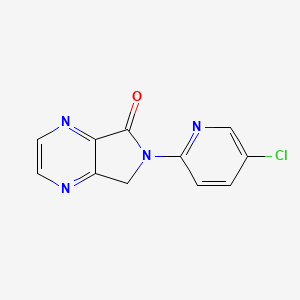 molecular formula C11H7ClN4O B564809 RP 48497（右佐匹克隆杂质 C） CAS No. 148891-53-6