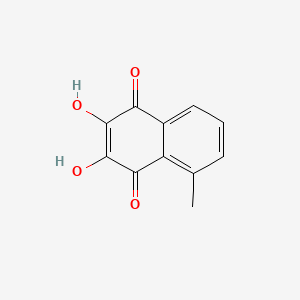 molecular formula C11H8O4 B564815 2,3-Dihydroxy-5-methylnaphthalene-1,4-dione CAS No. 104094-16-8