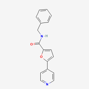 molecular formula C17H14N2O2 B5648162 N-benzyl-5-pyridin-4-yl-2-furamide 