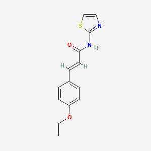 molecular formula C14H14N2O2S B5648169 3-(4-ethoxyphenyl)-N-1,3-thiazol-2-ylacrylamide 