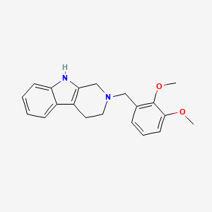 molecular formula C20H22N2O2 B5648178 2-(2,3-dimethoxybenzyl)-2,3,4,9-tetrahydro-1H-beta-carboline 