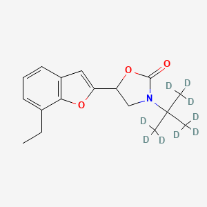 rac-3-(tert-Butyl-d9)-5-(7-ethyl-2-benzofuranyl)-2-oxazolidinone