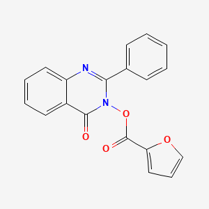 molecular formula C19H12N2O4 B5648246 3-(2-furoyloxy)-2-phenyl-4(3H)-quinazolinone CAS No. 5677-21-4