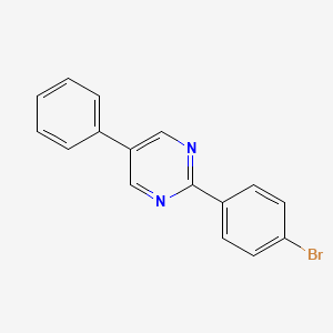 molecular formula C16H11BrN2 B5648277 2-(4-bromophenyl)-5-phenylpyrimidine CAS No. 174720-39-9