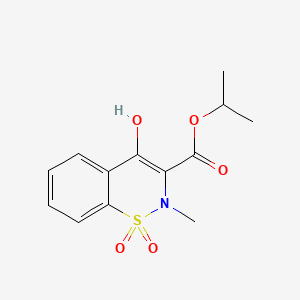 molecular formula C13H15NO5S B564836 异丙基-4-羟基-2-甲基-2H-1,2-苯并噻嗪-3-羧酸酯-1,1-二氧化物 CAS No. 118854-48-1