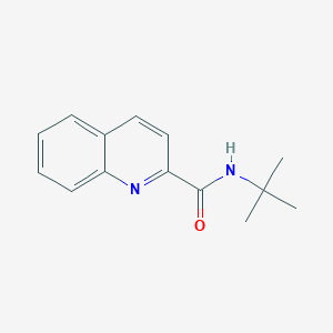 molecular formula C14H16N2O B5648384 N-(tert-butyl)-2-quinolinecarboxamide 