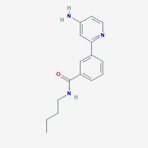 molecular formula C16H19N3O B5648399 3-(4-aminopyridin-2-yl)-N-butylbenzamide 