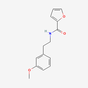 molecular formula C14H15NO3 B5648402 N-[2-(3-methoxyphenyl)ethyl]-2-furamide 