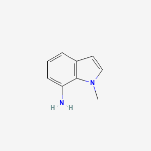 molecular formula C9H10N2 B564841 1-methyl-1H-indol-7-amine CAS No. 102308-54-3