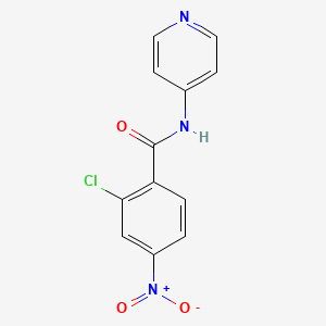 molecular formula C12H8ClN3O3 B5648434 2-chloro-4-nitro-N-4-pyridinylbenzamide 