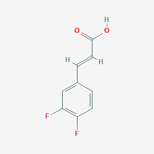 molecular formula C9H6F2O2 B056485 反式-3,4-二氟肉桂酸 CAS No. 112897-97-9