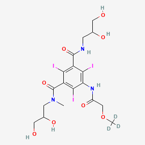 molecular formula C18H24I3N3O8 B564850 Iopromide-d3 CAS No. 1189947-73-6