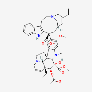 molecular formula C46H56N4O8 B564851 Anhydro Vinblastine Disulfate Salt CAS No. 81165-17-5