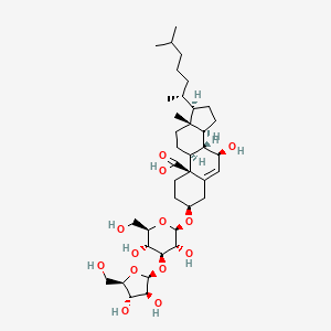 molecular formula C38H62O13 B564855 Dimorphoside A CAS No. 108179-46-0