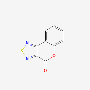 molecular formula C9H4N2O2S B5648559 4H-chromeno[3,4-c][1,2,5]thiadiazol-4-one 