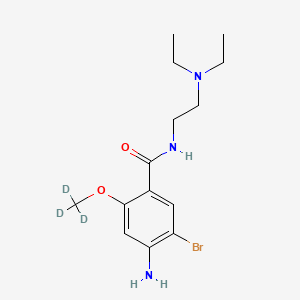 molecular formula C14H22BrN3O2 B564868 溴莫必利-d3 CAS No. 1189498-49-4