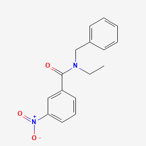 molecular formula C16H16N2O3 B5648706 N-benzyl-N-ethyl-3-nitrobenzamide 