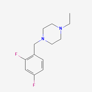 molecular formula C13H18F2N2 B5648711 1-(2,4-difluorobenzyl)-4-ethylpiperazine 