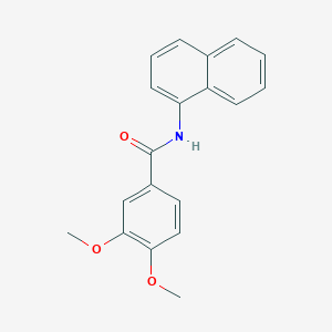 molecular formula C19H17NO3 B5648715 3,4-dimethoxy-N-1-naphthylbenzamide 