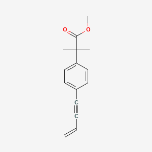 Methyl 2-[4-(but-3-en-1-yn-1-yl)phenyl]-2-methylpropanoate