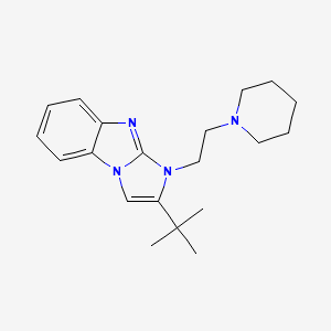 molecular formula C20H28N4 B5648840 2-tert-butyl-1-[2-(1-piperidinyl)ethyl]-1H-imidazo[1,2-a]benzimidazole 
