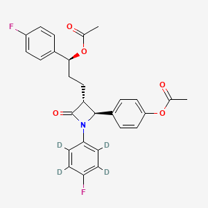 molecular formula C28H25F2NO5 B564890 Ezetimibe-d4 Diacetate CAS No. 1217861-13-6