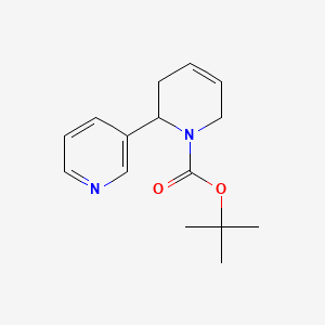 molecular formula C15H20N2O2 B564900 外消旋-N-叔丁氧羰基阿纳巴汀 CAS No. 1159977-12-4