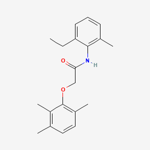 molecular formula C20H25NO2 B5649279 N-(2-ethyl-6-methylphenyl)-2-(2,3,6-trimethylphenoxy)acetamide 