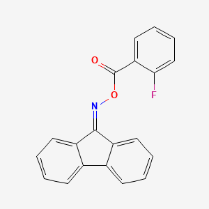 molecular formula C20H12FNO2 B5649341 9H-fluoren-9-one O-(2-fluorobenzoyl)oxime 