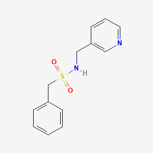 molecular formula C13H14N2O2S B5649376 1-phenyl-N-(3-pyridinylmethyl)methanesulfonamide 