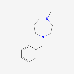 molecular formula C13H20N2 B5649398 1-benzyl-4-methyl-1,4-diazepane 