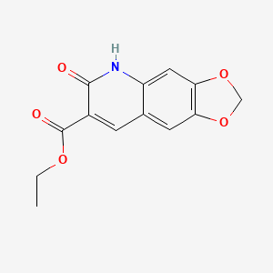 Ethyl 6-hydroxy-[1,3]dioxolo[4,5-G]quinoline-7-carboxylate