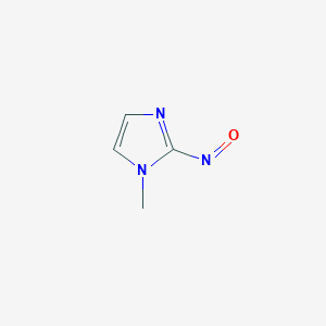 molecular formula C4H5N3O B056497 1-甲基-2-亚硝基咪唑 CAS No. 116169-87-0