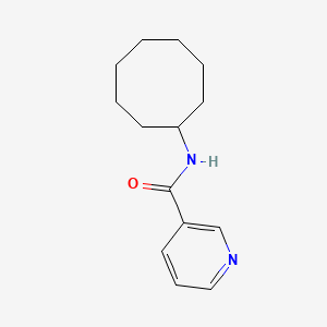 molecular formula C14H20N2O B5649749 N-cyclooctylnicotinamide 