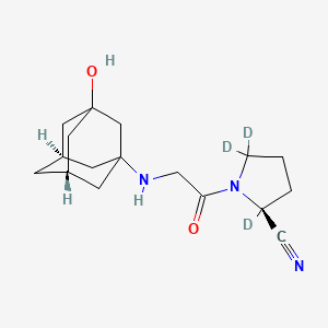 molecular formula C17H25N3O2 B564976 维格列汀-d3 CAS No. 1217546-82-1