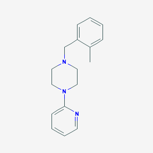 molecular formula C17H21N3 B5649888 1-(2-methylbenzyl)-4-(2-pyridinyl)piperazine 