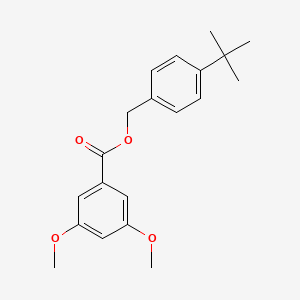 molecular formula C20H24O4 B5649907 4-tert-butylbenzyl 3,5-dimethoxybenzoate 
