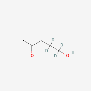 molecular formula C5H10O2 B565004 3-Acetopropanol-d4 CAS No. 1215544-11-8