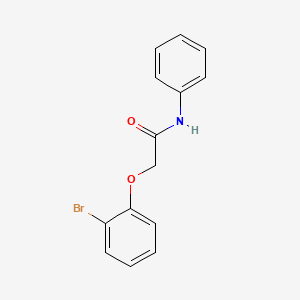 molecular formula C14H12BrNO2 B5650071 2-(2-bromophenoxy)-N-phenylacetamide 