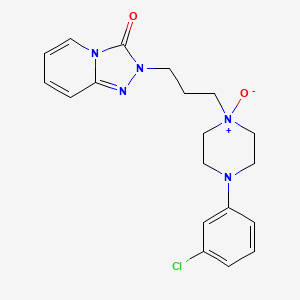 molecular formula C19H22ClN5O2 B565010 曲唑酮 N-氧化物 CAS No. 55290-68-1