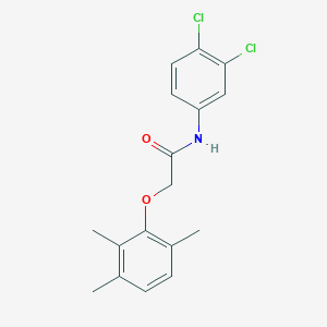 molecular formula C17H17Cl2NO2 B5650159 N-(3,4-dichlorophenyl)-2-(2,3,6-trimethylphenoxy)acetamide 