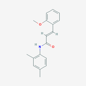 molecular formula C18H19NO2 B5650267 N-(2,4-dimethylphenyl)-3-(2-methoxyphenyl)acrylamide 