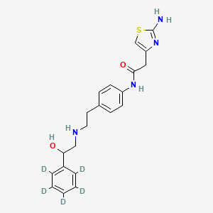 molecular formula C21H24N4O2S B565030 Mirabegron D5 CAS No. 1215807-38-7
