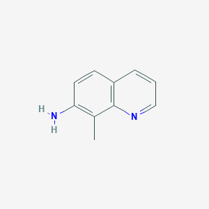 molecular formula C10H10N2 B056504 8-甲基喹啉-7-胺 CAS No. 116632-62-3