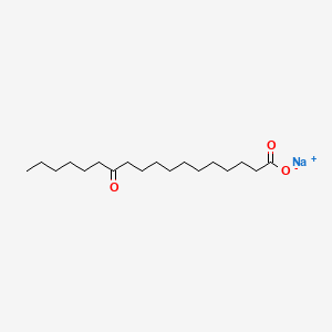 molecular formula C18H33NaO3 B565042 12-Ketostearic Acid Sodium Salt CAS No. 73536-57-9