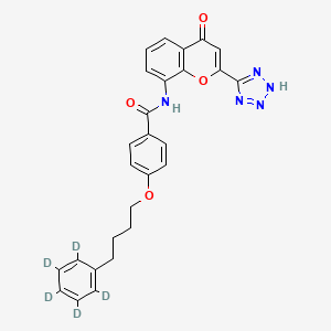 molecular formula C27H23N5O4 B565048 Pranlukast-d5 CAS No. 1216719-50-4